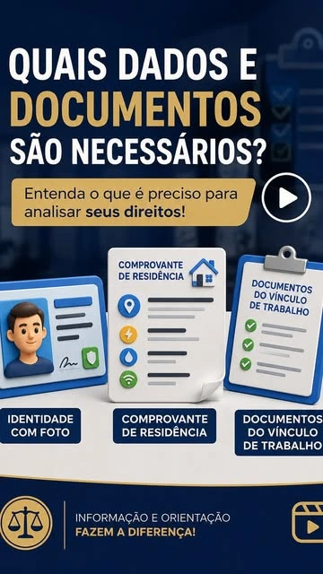 Publicação de Elen Mendes: quais dados e documentos são necessários para analisar seus direitos