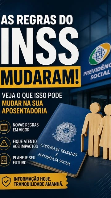 Publicação de Elen Mendes sobre regras do INSS e aposentadoria